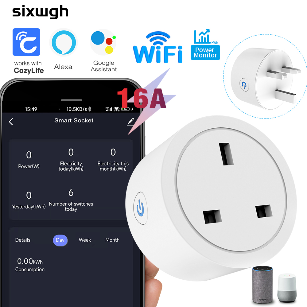 Home Cinema Alexa - Prise intelligente WiFi 16A avec prise