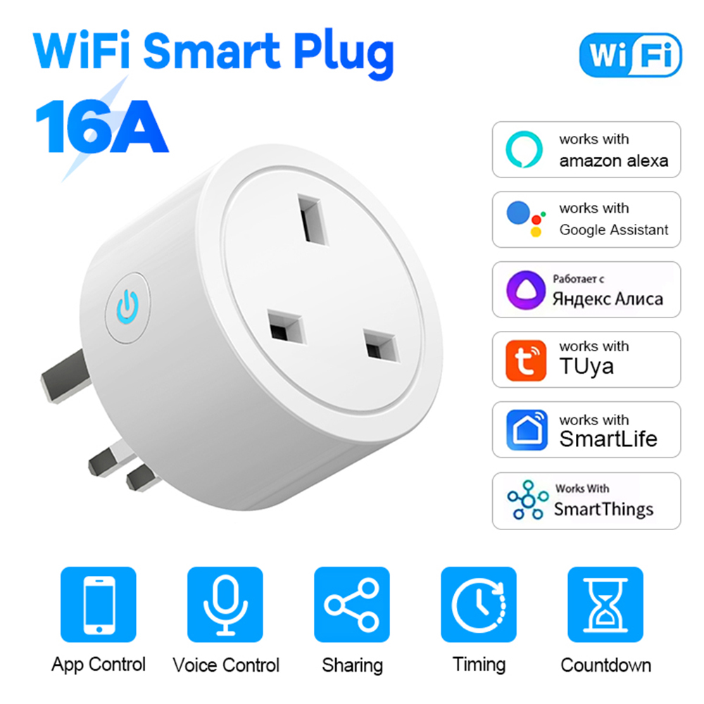 Home Cinema Alexa - Prise intelligente WiFi 16A prise britannique