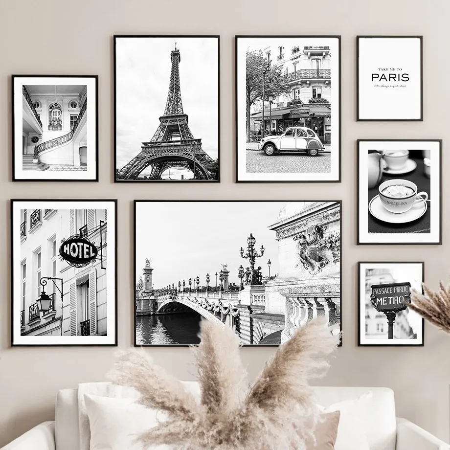 Home Cinema Wall Art - Tableau mural sur toile, noir et