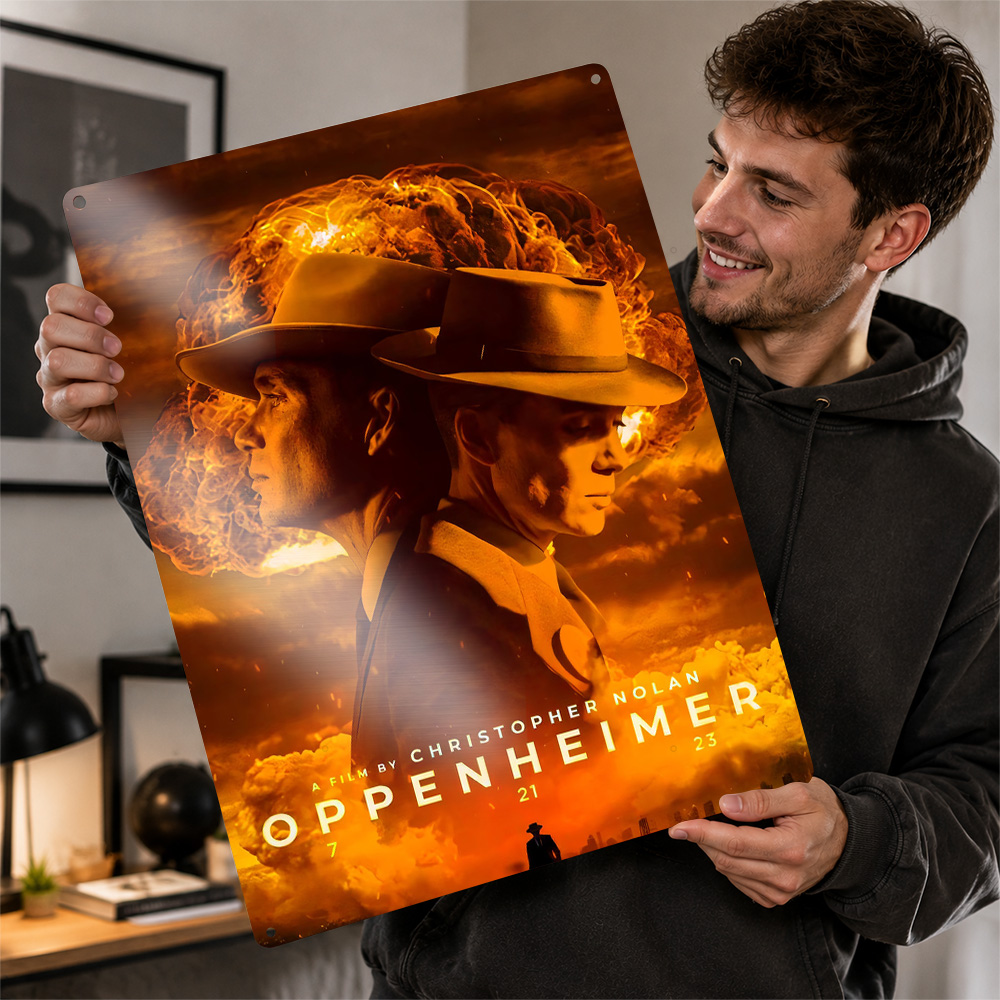 Home Cinema Gifts - Affiche de film Oppenheimer, décoration murale
