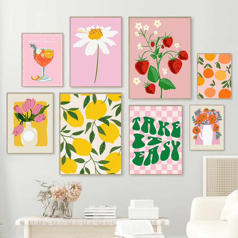 Peinture sur toile colorée à i - Home Cinema Wall Art avis et prix