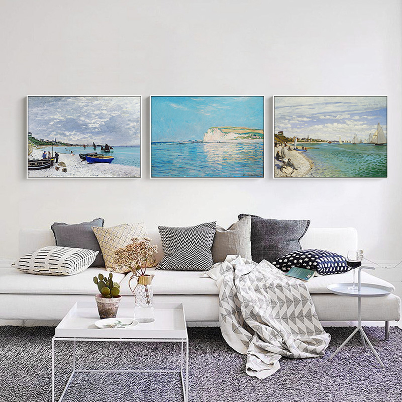 Célèbre Monet affiche toile pe - Home Cinema Wall Art avis et prix