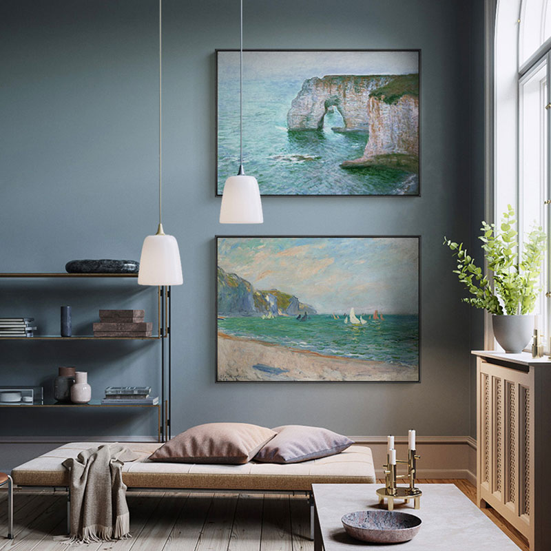 Célèbre Monet affiche toile pe - Home Cinema Wall Art avis et prix